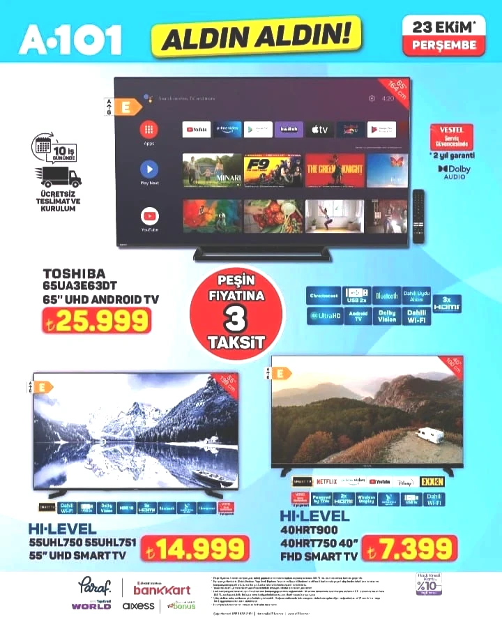 A101 markete Dikey Şarjlı Süpürge geliyor! A101 23 Ekim 2025 Perşembe aktüel ürünler kataloğu! - Sayfa 2