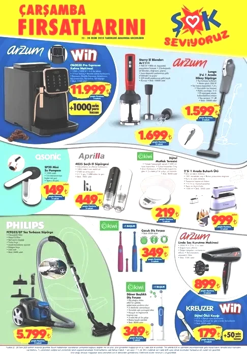 ŞOK AKTÜEL KATALOG 22-28 EKİM | Bu hafta ŞOK’ta neler var? UGG botlar, dikey süpürge, projeksiyon cihazı…