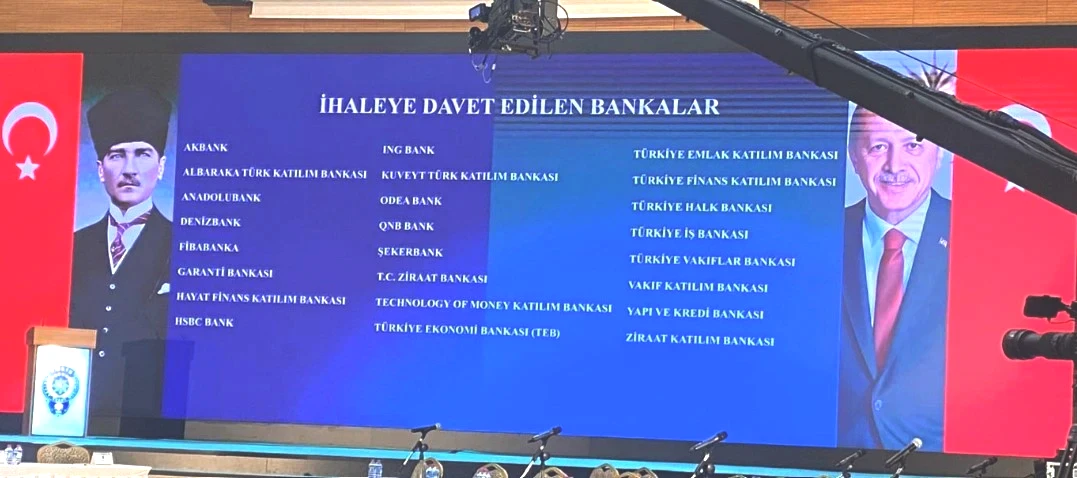 İHALEYE HANGİ BANKALAR KATILDI İHALEYE HANGİ BANKALAR KATILDI