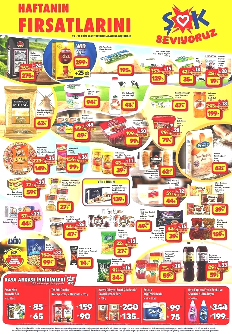 ŞOK AKTÜEL ÜRÜNLER KATALOĞU 22 EKİM - 28 EKİM 2025 | ŞOK'da bu hafta öne çıkan ürünler Projeksiyon cihazı 12.999 TL, espresso kahve makinesi 11.999 TL